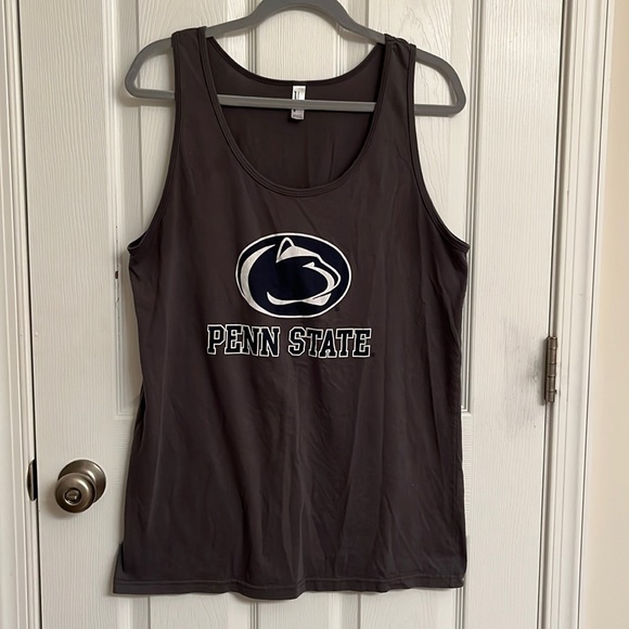 Penn State PSU American Apparel 50/50 Collection Dark Gray/Blue Tank Top XL - Picture 1 of 7